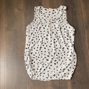 Dalmatian Print MATERNITY tank